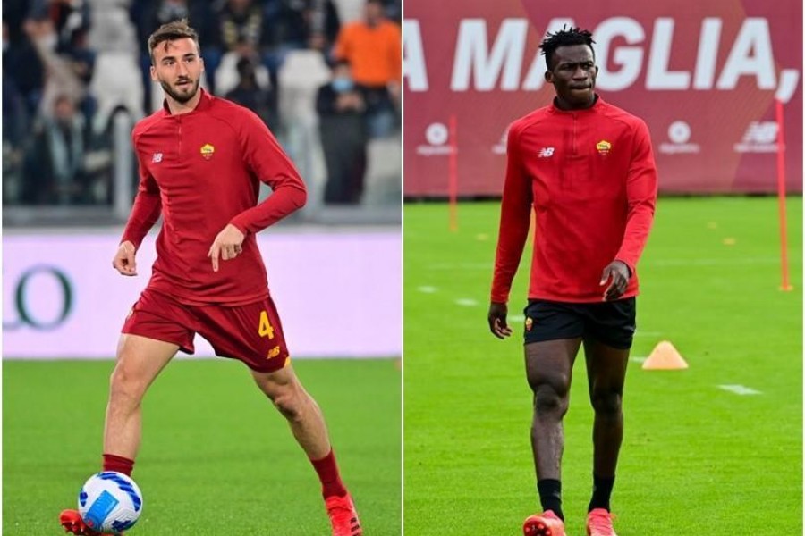 Cristante a sinistra, Felix a destra (As Roma via Getty Images)