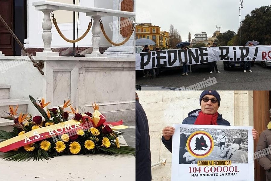 I funerali di Pedro Manfredini a Ostia
