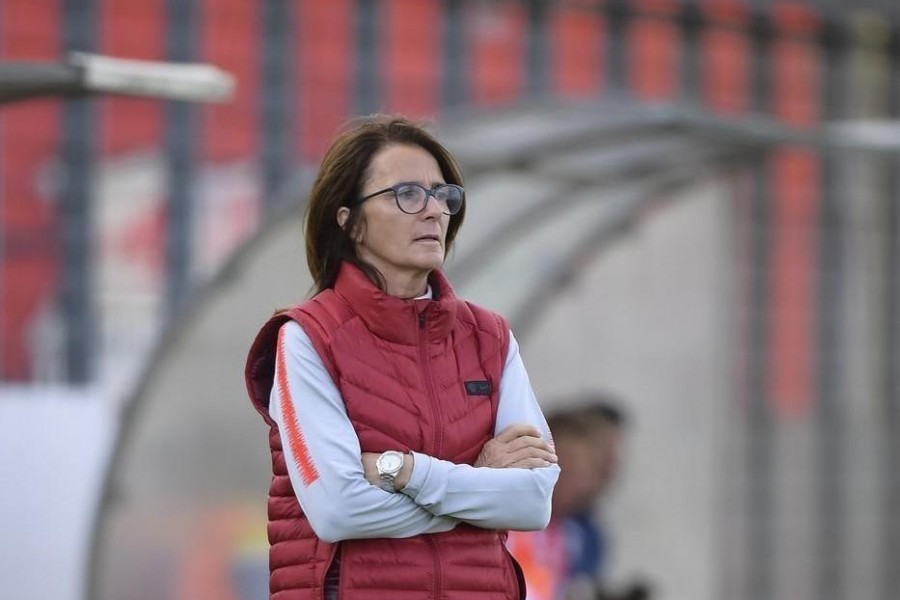 L'allenatrice della Roma Femminile Betty Bavagnoli, di LaPresse