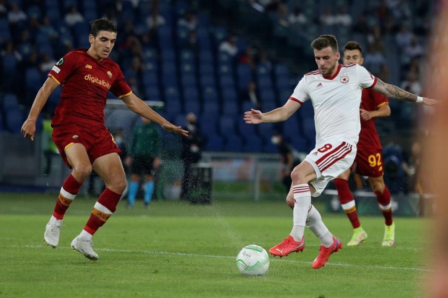 Carey in campo all'Olimpico (As Roma via Getty Images)