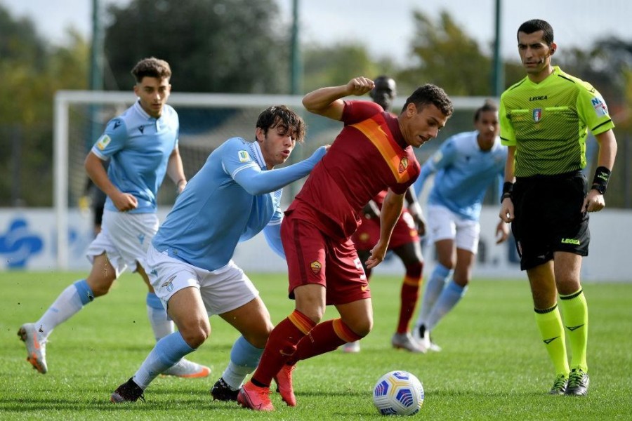 Tommaso Milanese in un derby PrimaveraPhoto by Marco Rosi - SS Lazio/Getty Images