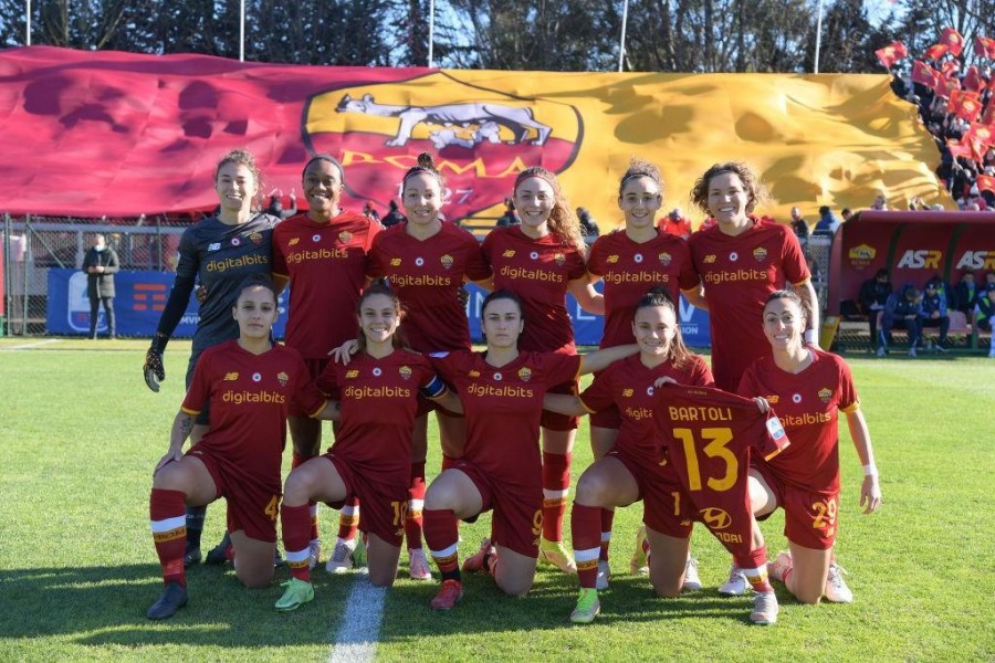 La formazione titolare della Roma nel derby (Photo by Luciano Rossi/AS Roma via Getty Images)