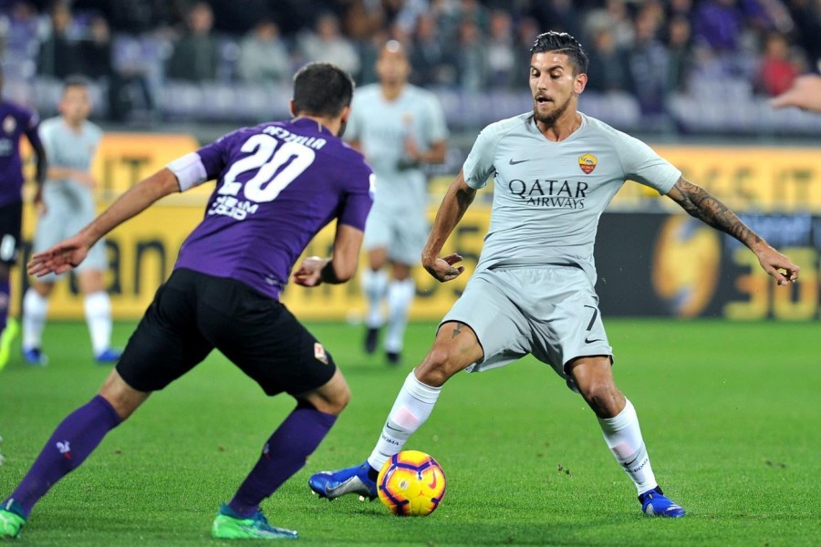 Lorenzo Pellegrini nell'ultima trasferta a Firenze lo scorso 3 novembre, di LaPresse