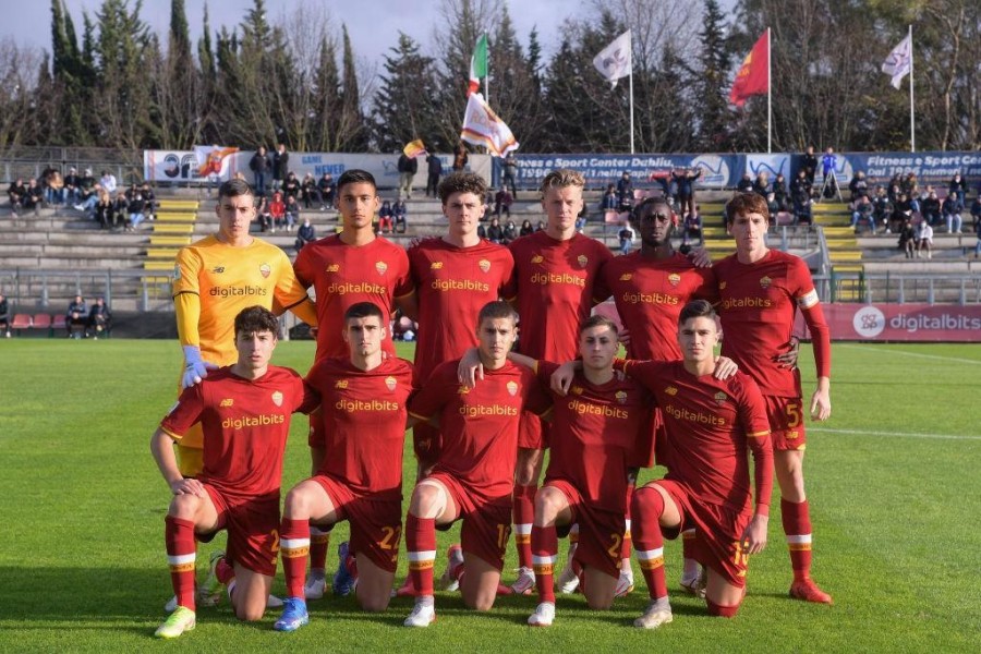 L'undici titolare della Roma Primavera contro la Sampdoria (Photo by Luciano Rossi/AS Roma via Getty Images)