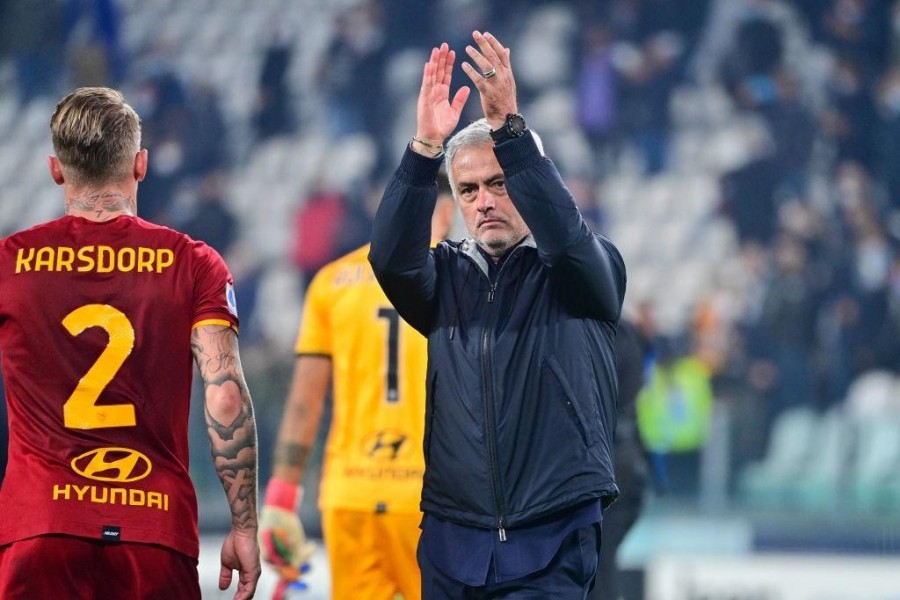 L'allenatore José Mourinho (As Roma via Getty Images)