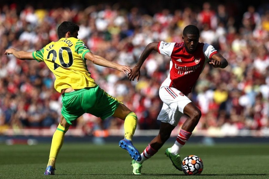 Maitland-Niles contro il Norwich (Getty Images)