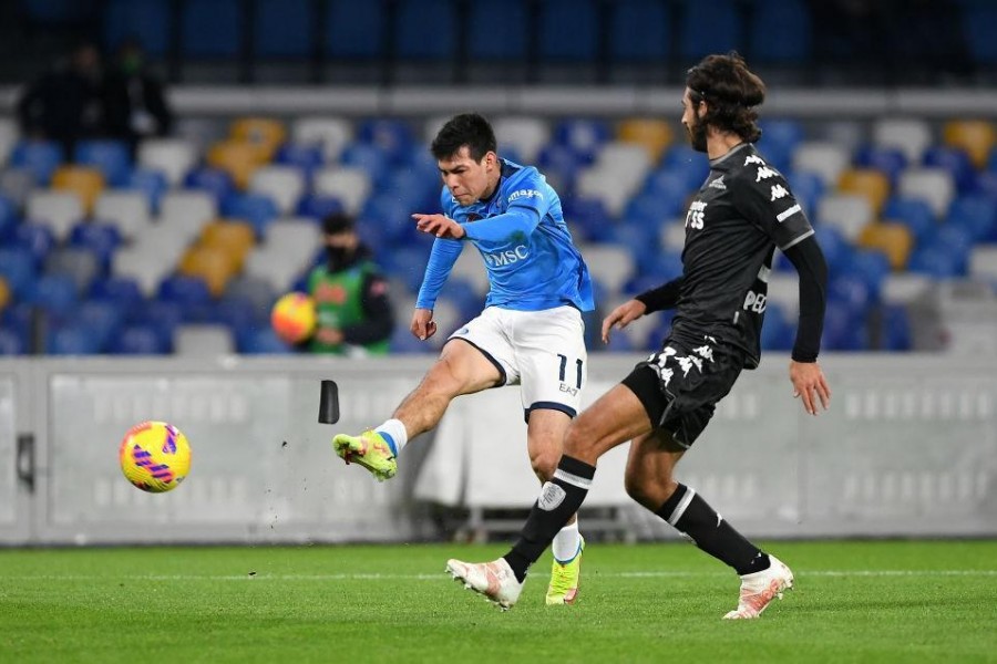 Hirving Lozano contro l'Empoli (Getty Images)