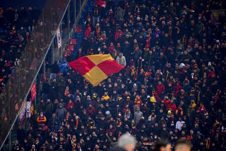 I tifosi della Roma in trasferta a Bologna