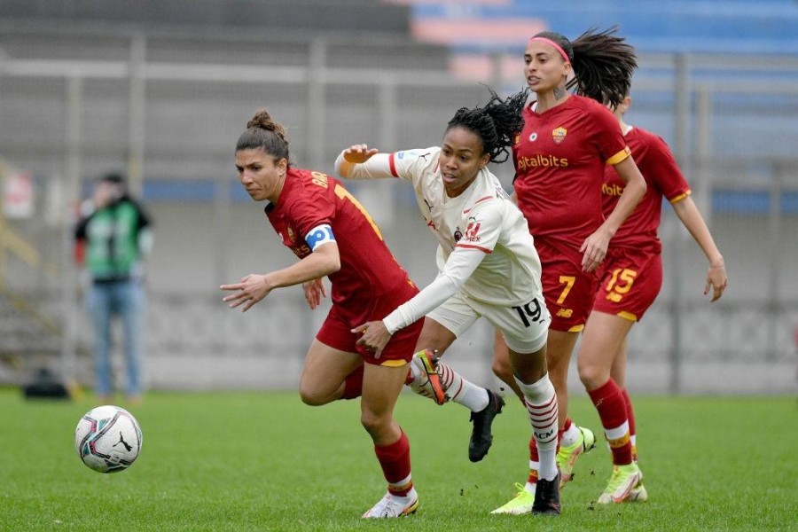 Bartoli a contrasto con Thomas (As Roma via Getty Images)