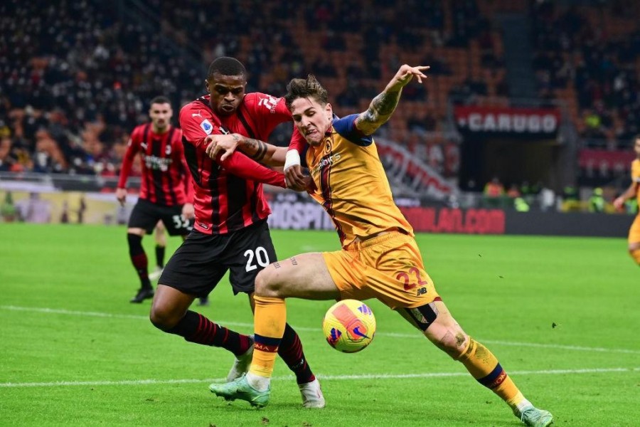 Nicolò Zaniolo in Milan-Roma (Getty Images)