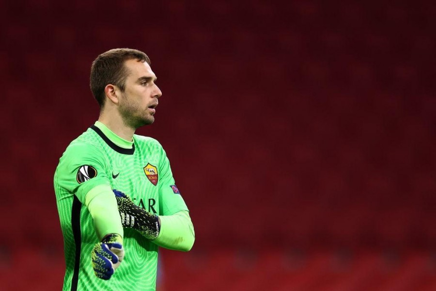 Pau Lopez in giallorosso (As Roma via Getty Images)