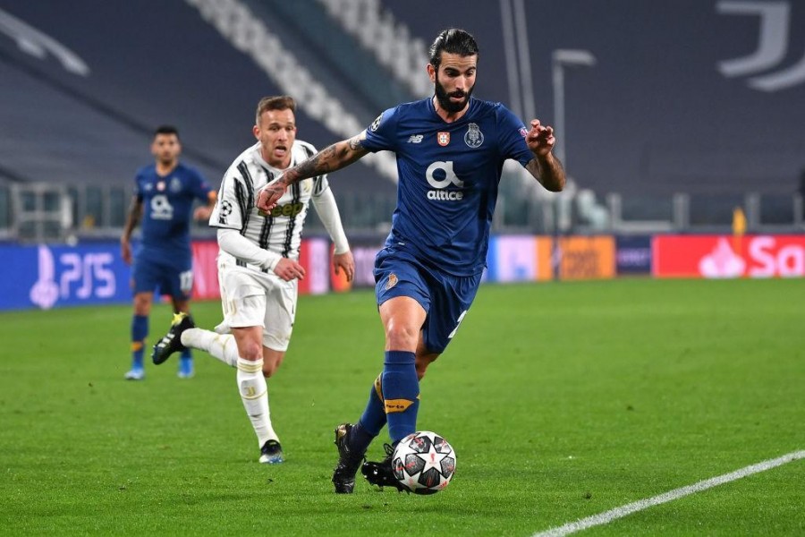 Sergio Oliveira in Champions League, contro la Juve (Getty Images)