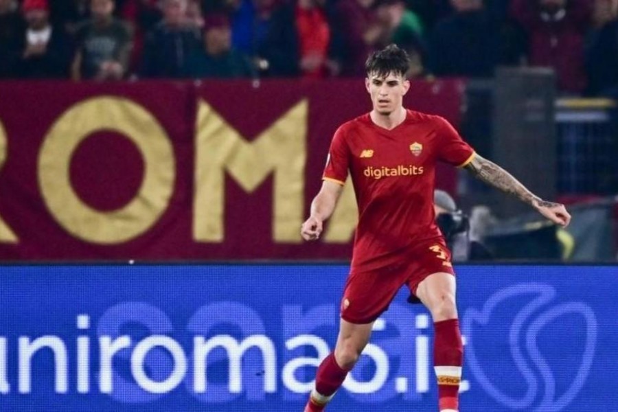 Ibañez in campo allì'Olimpico (As Roma via Getty Images)