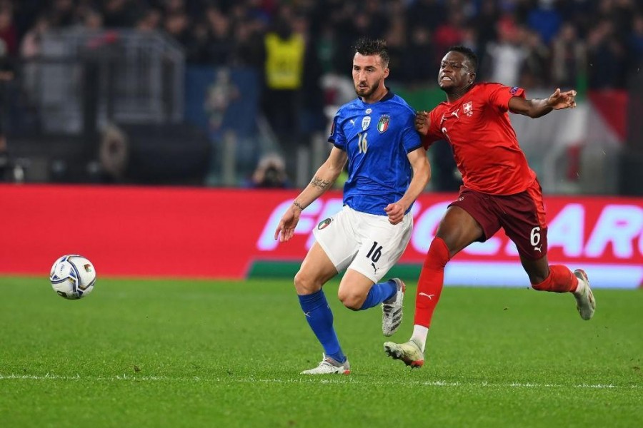 Cristante con la maglia Azzurra (Getty Images)