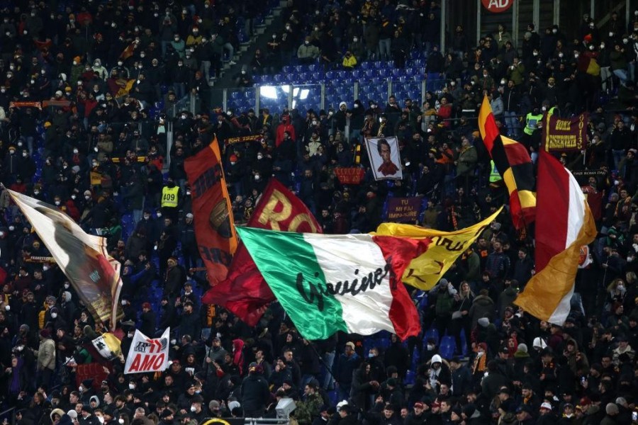 La Curva Sud in Roma-Juve (Getty Images)