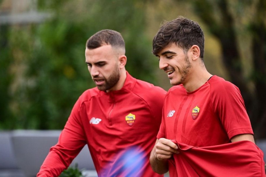 Villar e Mayoral in allenamento (Getty Images)