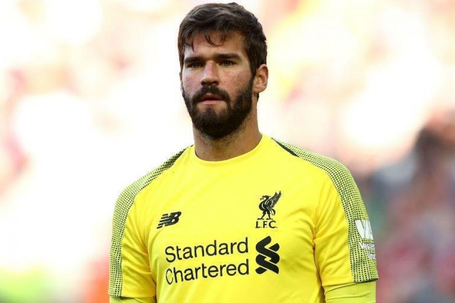 Il portiere del Liverpool Alisson