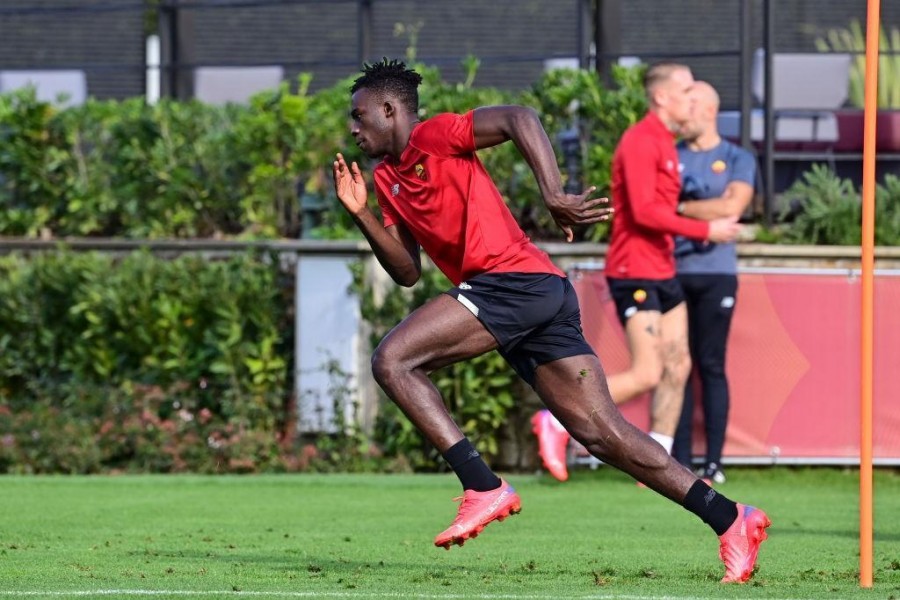 Felix corre in allenamento a Trigoria (As Roma via Getty Images)