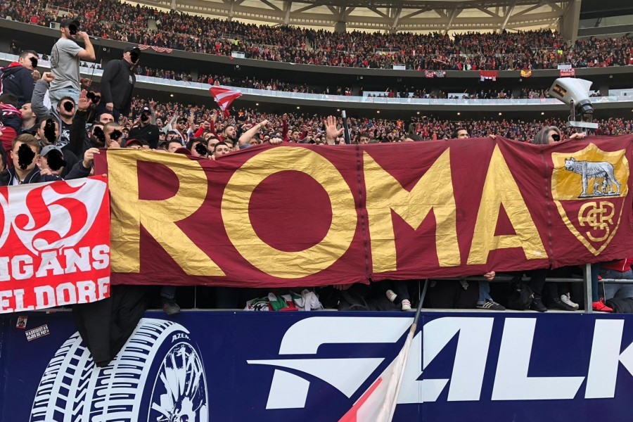 I tifosi della Roma allo Jan-Bredel