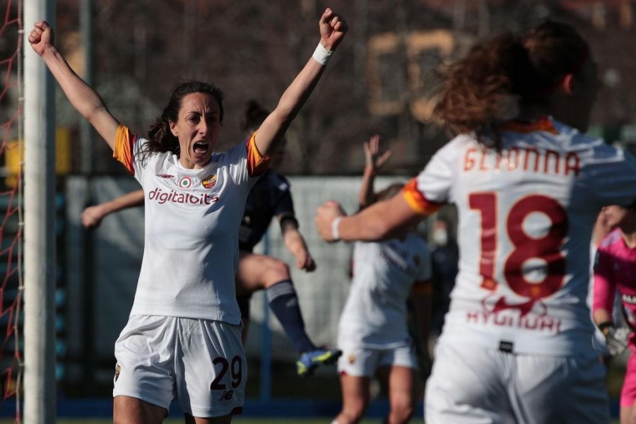 L'esultanza di Lazaro (As Roma via Getty Images)