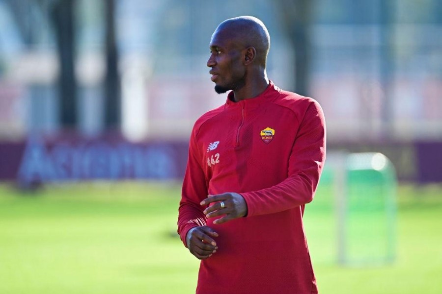 Amadou Diawara a Trigoria (AS Roma via Getty Images)