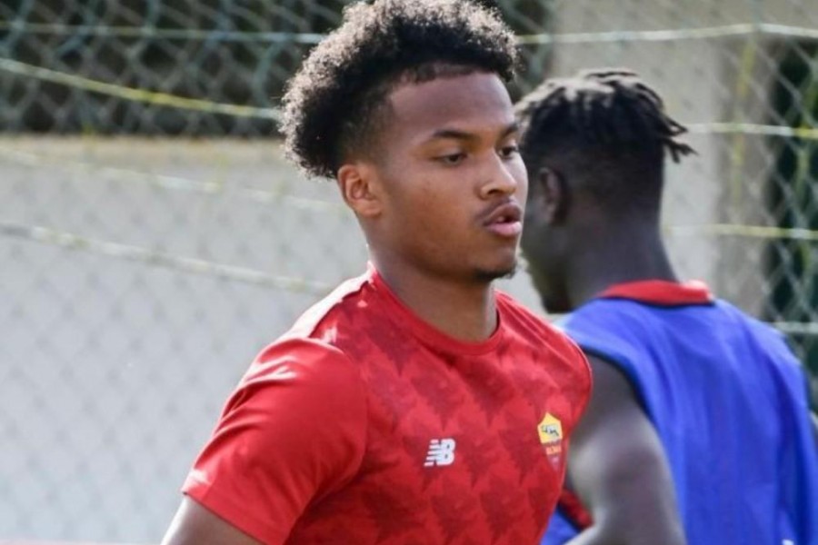 Ruben Providence in allenamento con la maglia della Roma (Getty Images)