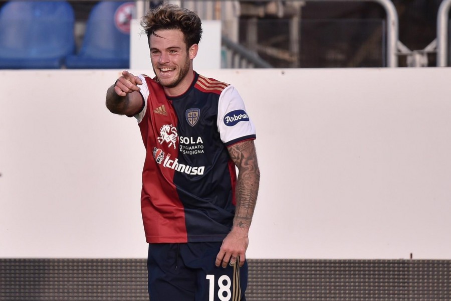 Nandez con la maglia del Cagliari (Getty Images)