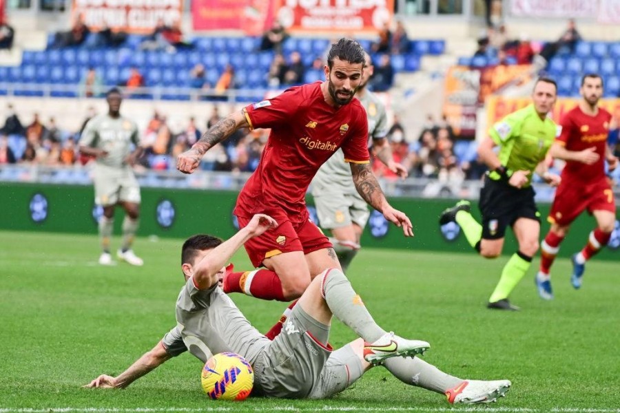 Oliveira contro il Genoa (As Roma via Getty Images)