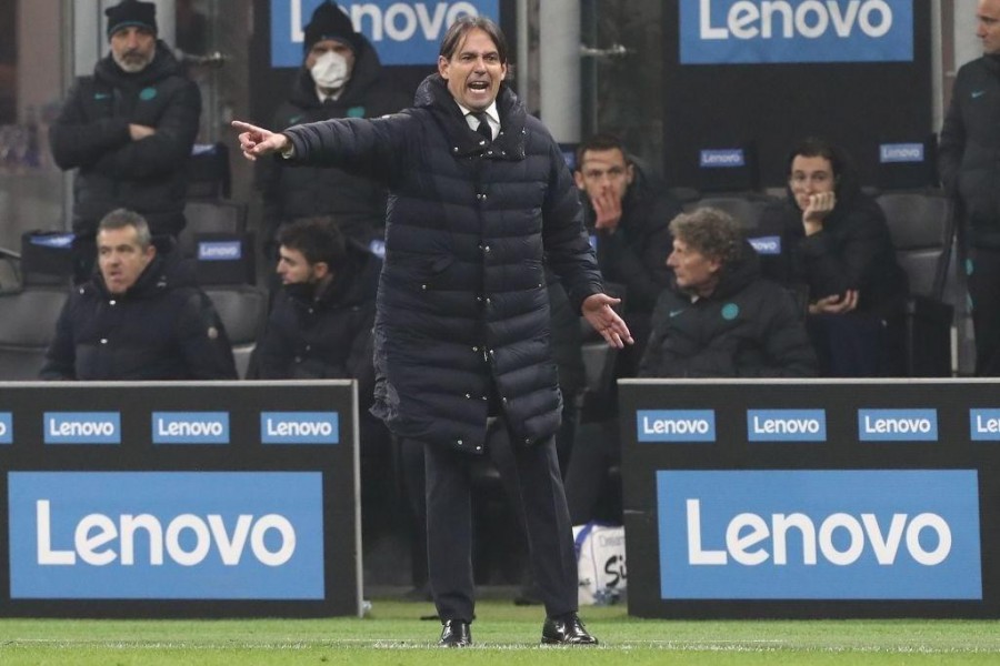 Simone Inzaghi in Coppa Italia contro l'Empoli (Getty Images)