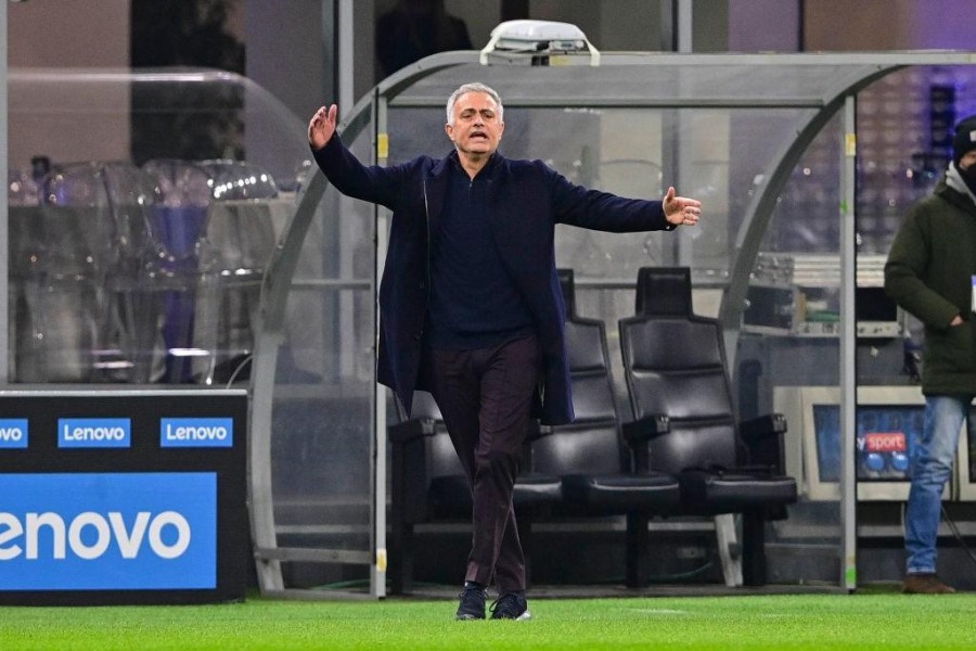 José Mourinho durante il match con l'Inter (Getty Images)
