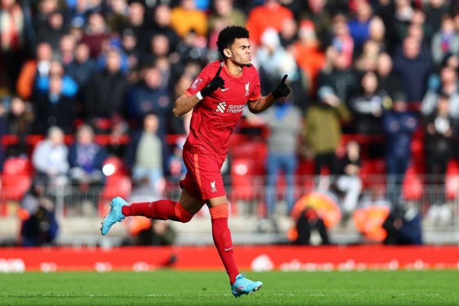 Luis Diaz al debutto con il Liverpool (Getty Images)