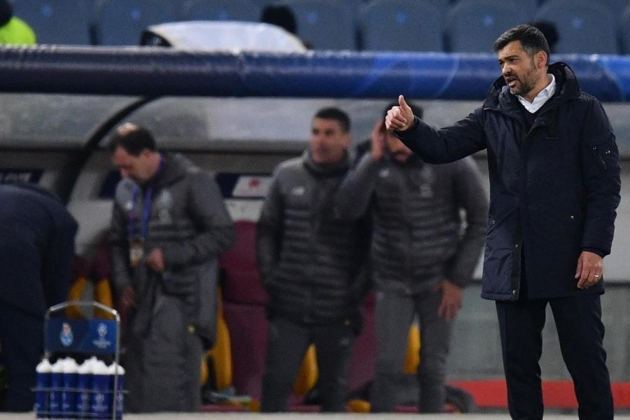 Sergio Conceicao durante Roma-Porto, di LaPresse