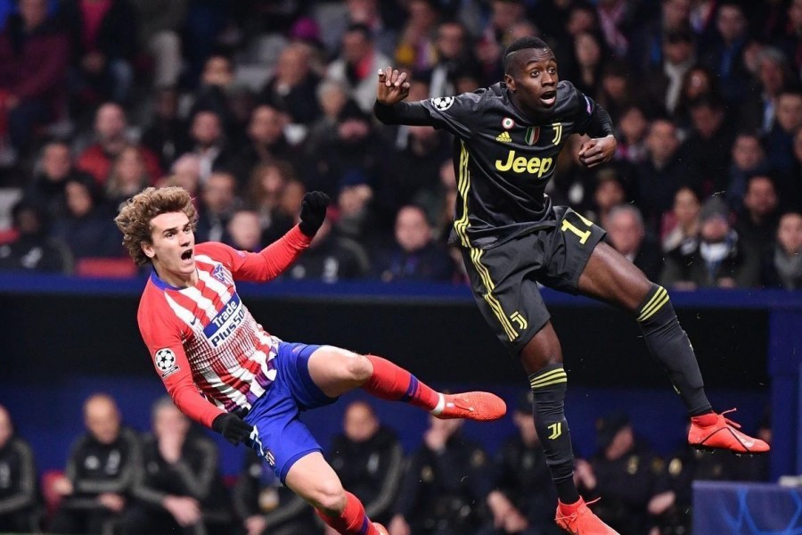 Griezmann e Matuidi a duello, di LaPresse