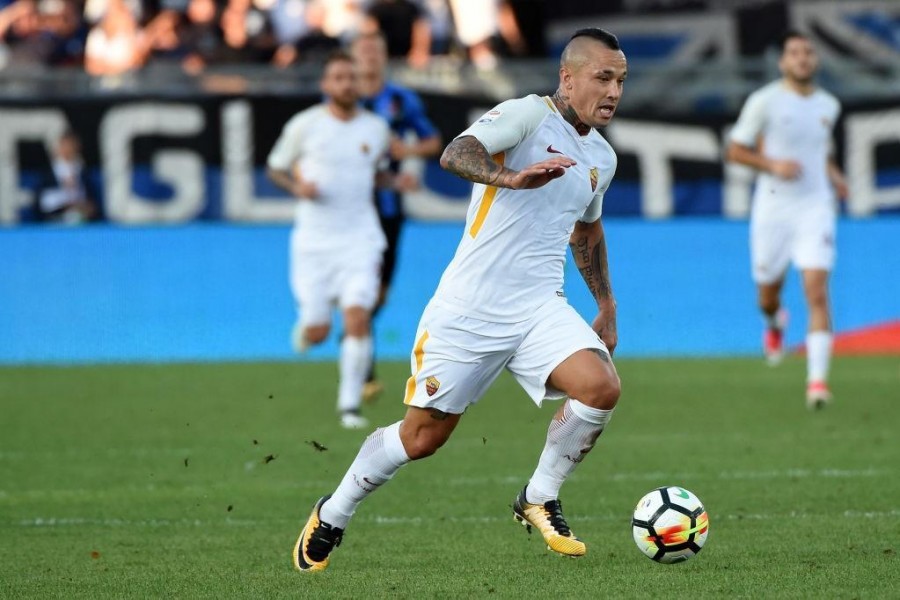 Nainggolan contro l'Atalanta nel 2017 (Getty Images)