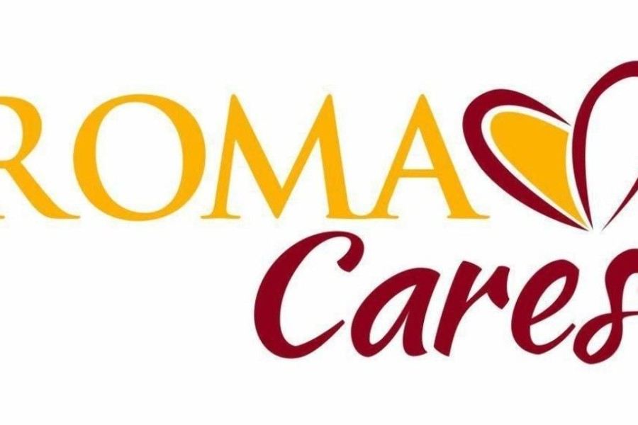 Il logo di Roma Cares