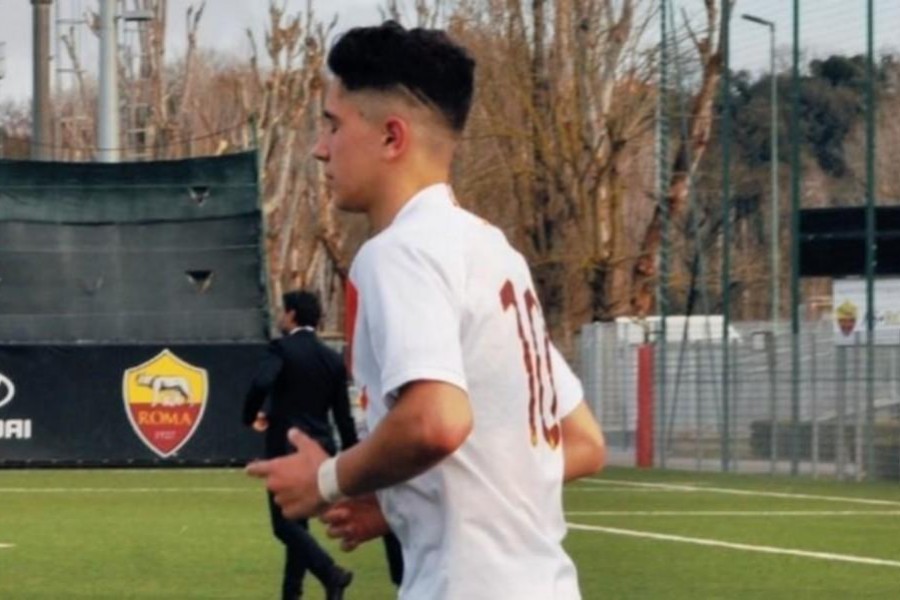 Cristian Volpato durante la partita in Under 17 contro il Perugia del 23 febbraio 2020, di Mancini