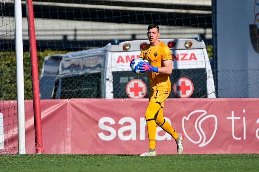 Davide Mastrantonio in azione con la Roma 