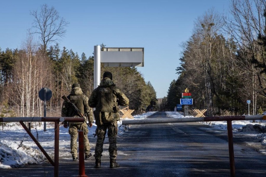 Le prime immagini dopo l'inizio del conflitto (Getty Images)