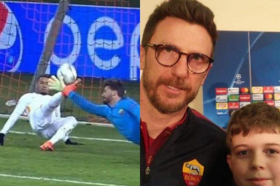 Il salvatggio sulla linea di Bruno Peres, nel giorno in cui Di Francesco e Misha si sono conosciuti