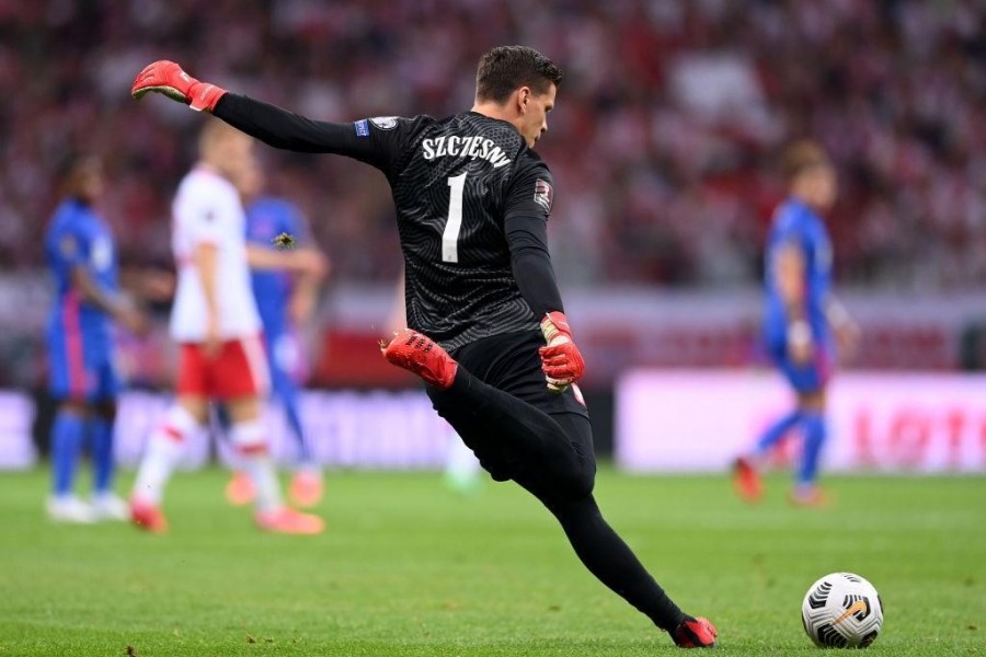 Szczesny in campo con la Polonia (Getty Images)