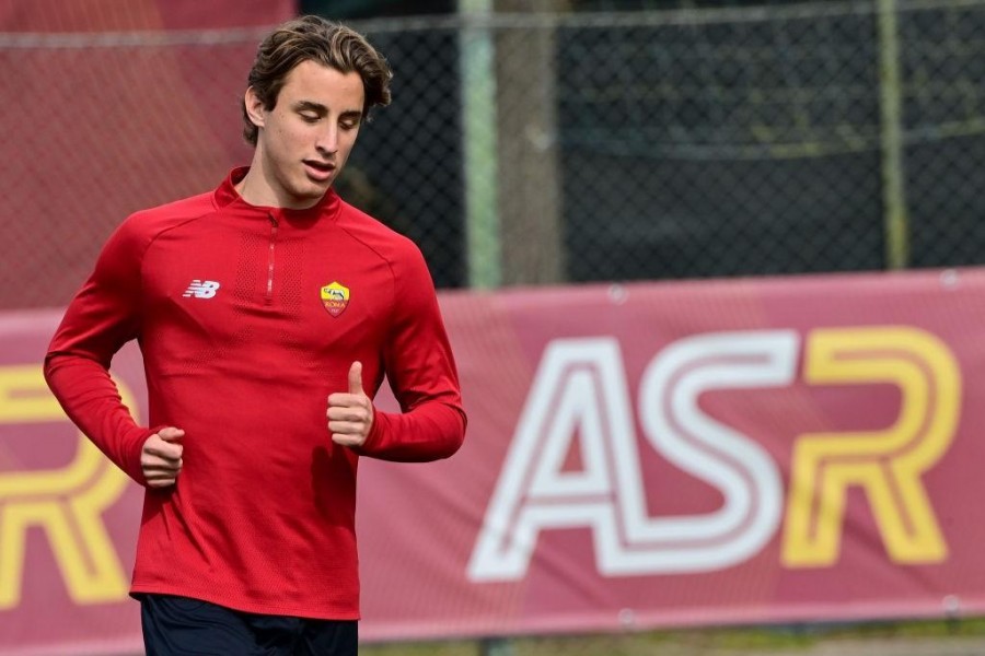 Bove a Trigoria (As Roma via Getty Images)