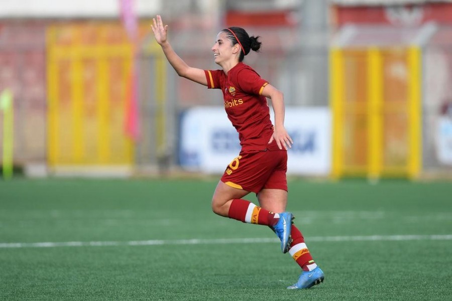 Ciccotti in campo con la Roma