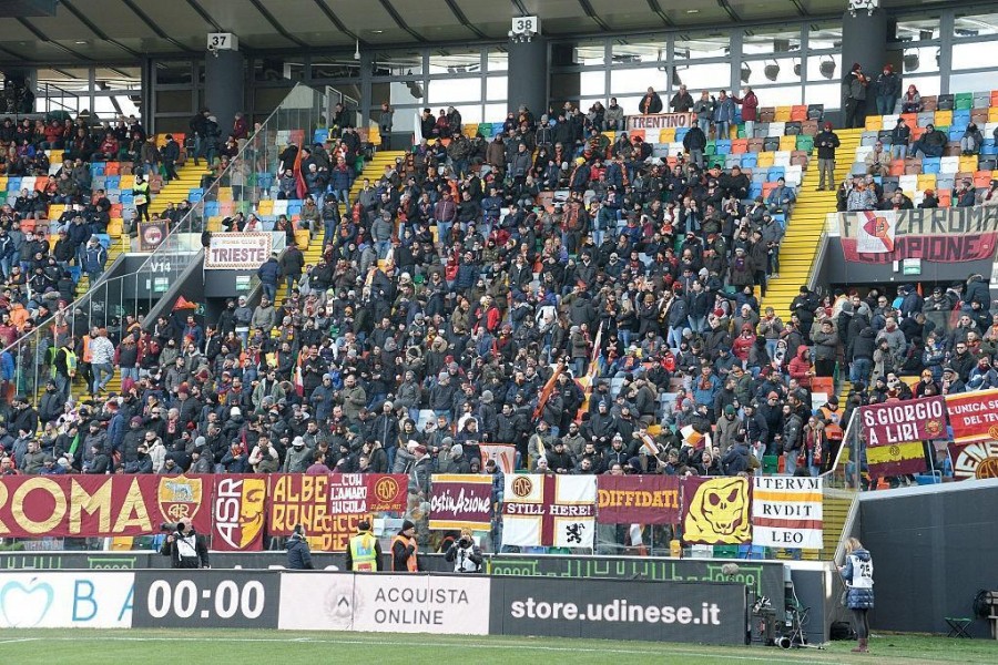 I tifosi della Roma alla Dacia Arena (As Roma via Getty Images)