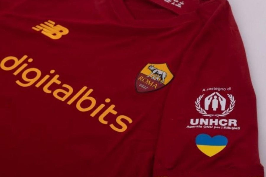 La patch per Roma-Atalanta (Foto: Twitter As Roma)