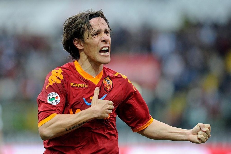 Rodrigo Taddei ai tempi in cui giocava con la Roma nel 2010