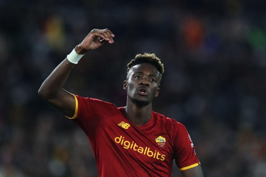 Abraham contro l'Atalanta (As Roma via Getty Images)