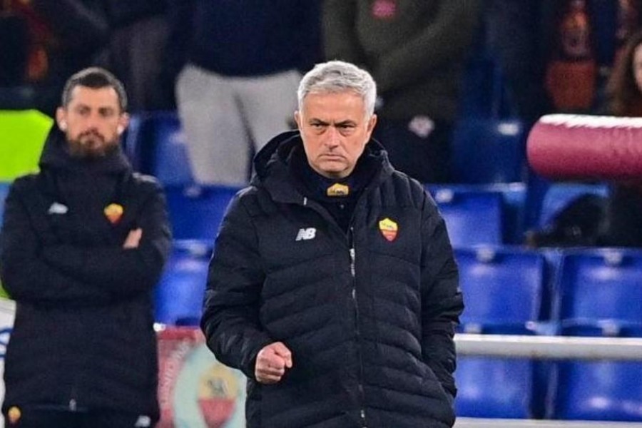 Il tecnico romanista José Mourinho (As Roma via Getty Images)