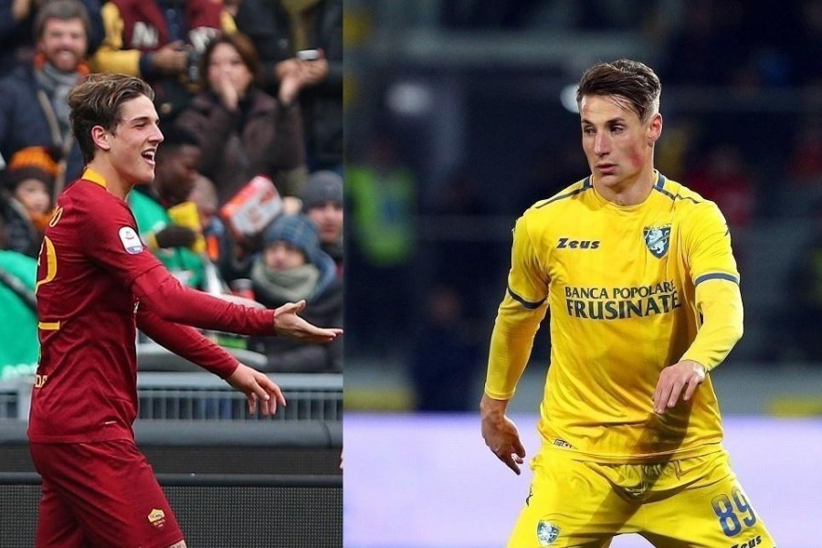 Zaniolo e Pinamonti, ex compagni di squadra all'Inter, di Proietti