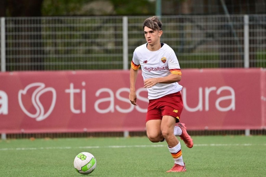 Flavio Ciuferri contro il Bologna (AS Roma via Getty Images)