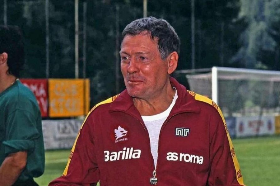 Gigi Radice, all'epoca allenatore della Roma